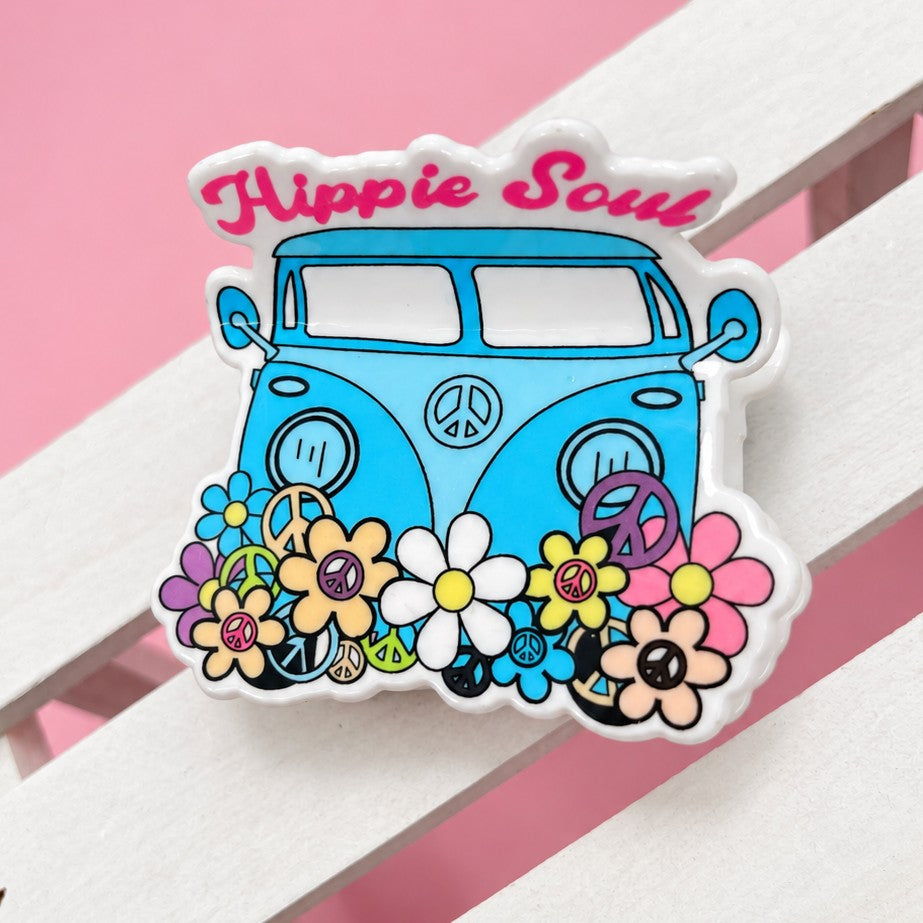 Retro "Hippie Soul" Camper Van Hair Claw Clips | 40H1211
