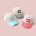 Embroidery "GOD'S PLAN" Striped Brim Baseball Cap | 40HW766