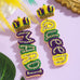 Mardi Queen Seed Beaded Dangle Earrings | 40E557