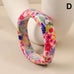 Floral Print Chunky Domed Resin Bangle Bracelet | 40B5279