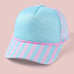 Pastel Striped Mesh Trucker Hat | 40HW768