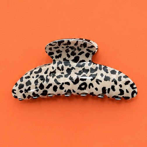 Animal Print Curved Hair Claw Clips | 40H1213
