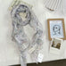 Sheer Floral & Stripe Printed Long Scarf | 40SC741