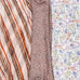 Sheer Floral & Stripe Printed Long Scarf | 40SC741