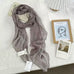Sheer Floral & Stripe Printed Long Scarf | 40SC741