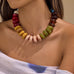 CHUNKY RESIN BEADED NECKLACE | 40NK9807