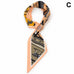 Mixed Print Scarf with Loop | 40SC754
