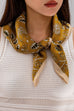 Vintage Botanical Floral Paisley Square Scarf | 80SC3103