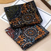 Vintage Botanical Floral Paisley Square Scarf | 80SC3105