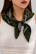 Vintage Botanical Floral Paisley Square Scarf | 80SC3105