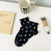 MULTI FLORAL EMBROIDERY TEXTURED ANKLE SOCKS | 40S02096