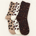 LEOPARD PRINT CREW SOCKS | 40S02095