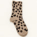 LEOPARD PRINT CREW SOCKS | 40S02095