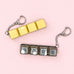 Light-Up Keyboard Fidget Stress Relief Keychain | 40KC193