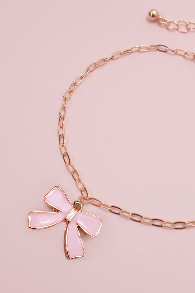 CLASSIC CHARMING PINK BOW BRACELET | 31B50529