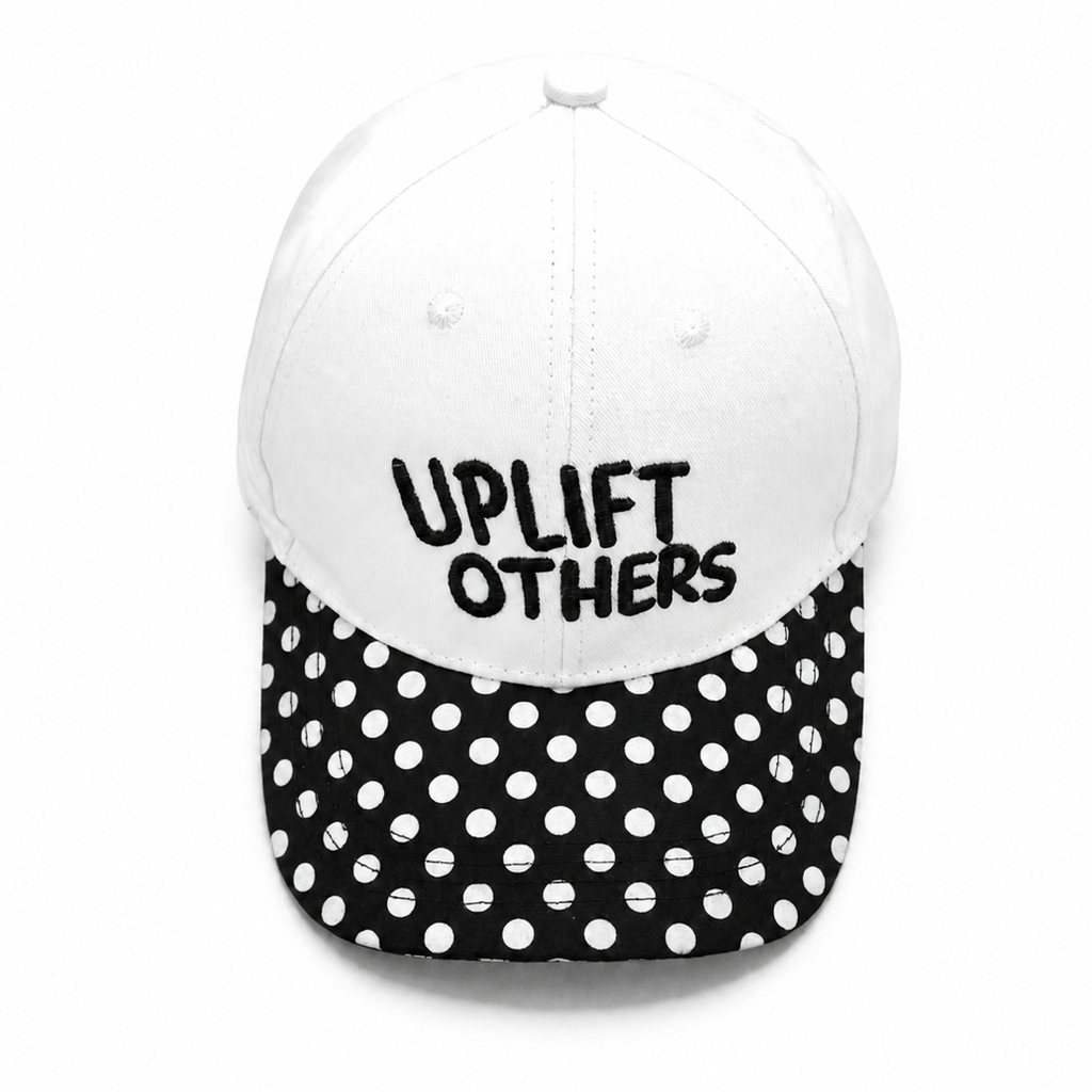 "Up Lift Others"  Polka Dot Baseball Cap | 40HW758