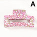 JUMBO FLORAL RECTANGLE HAIR CLAW CLIPS | 40H936