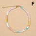 Natural Stone Semi-Precious Glass Mixed Necklace | 40NK9694