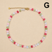 Natural Stone Semi-Precious Glass Mixed Necklace | 40NK9694