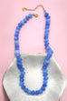 Natural Stone Semi-Precious Glass Mixed Necklace | 40NK9694