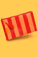TRAVEL STRIPE COSMETIC MAKEUP POUCH BAG | 40P594