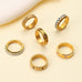 18K STAINLESS STEEL TARNISH FREE DAISY SPINNER RING | 40R155