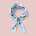 Postal Stamp Lobster Flower Silk Finish Scarf | 40SC731