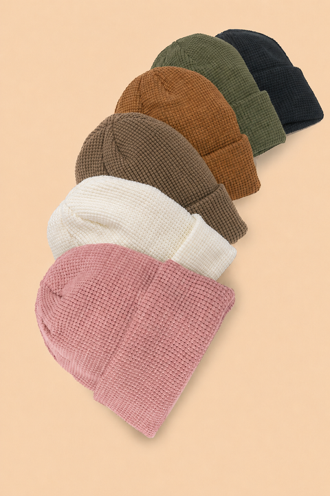 SOFT RIBBED KNIT BEANIES HAT | 40BN913