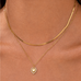 18K STAINLESS STEEL TARNISH FREE HEART LAYERED NECKLACE | 40NK9732