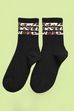 WOMAN ANIMAL LEOPARD HALF CREW THROWBACK SOCKS | 40S02071