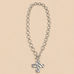 NOTABLE HAMMERED CROSS FRONT TOGGLE NECKLACE | 40NK9474