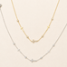 18K STAINLESS STEEL TARNISH FREE CROSS NECKLACE | 40NK9453