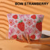 TRAVEL BOW CHERRY COSMETIC MAKEUP POUCH BAG | 40P553