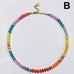 Natural Stone Semi-Precious Glass Mixed Necklace | 40NK9694