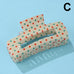 Holiday & Christmas Tree Stripe Hair Claw Clips | 40H1125