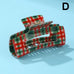 Holiday & Christmas Tree Stripe Hair Claw Clips | 40H1125