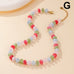 Natural Stone Semi-Precious Glass Mixed Necklace | 40NK9694