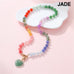 Natural Stone Semi-Precious Glass Mixed Necklace | 40NK9702