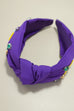 MARDI GRAS MARDI QUEEN WORD HEADBAND | 91HB5376