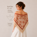 Vintage Sheer Floral Mesh Fringe Triangular Shawl | 40SC775