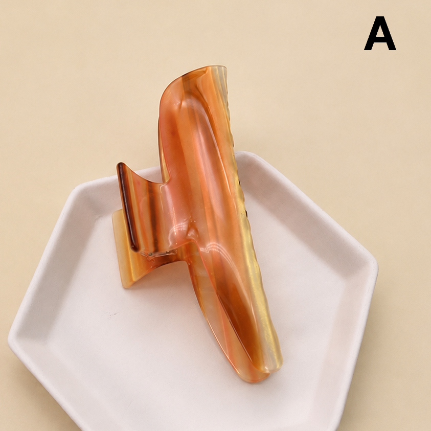 EXTRA LARGE OBLONG CELLULOSE HAIR CLAW CLIPS | 40H524