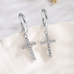 18K STAINLESS STEEL WATERPROOF TARNISH FREE HOOPS | 40E365