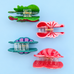 Coastal Sea Life Hair Claw Clips | 40H1173