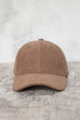 SUEDE VEGAN BASEBALL CAP | 40CP0017