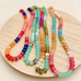 Natural Stone Semi-Precious Glass Mixed Necklace | 40NK9659
