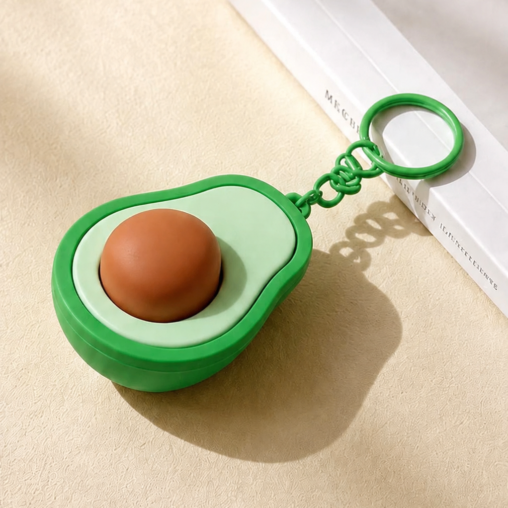 3D Fruit Tart Fidget Keychains | 40KC184