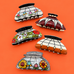 Vintage Stained Glass Lamp Shade Hair Claw Clip | 40H1240