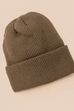 SOFT RIBBED KNIT BEANIES HAT | 40BN913