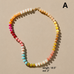 Natural Stone Semi-Precious Glass Mixed Necklace | 40NK9694