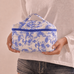 FLORAL QUILTED MAKEUP COSMETIC POUCH BAG | 40P627